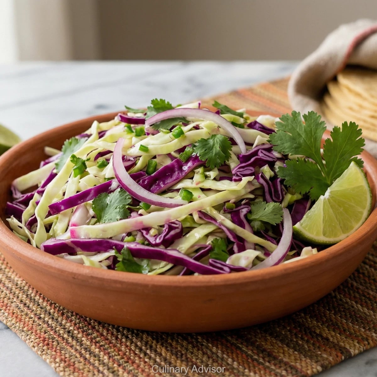 Mexican Lime-Cilantro Slaw