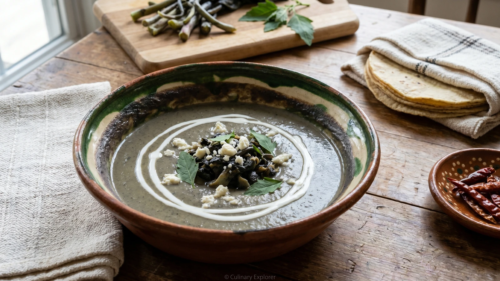 Crema de Huitlacoche