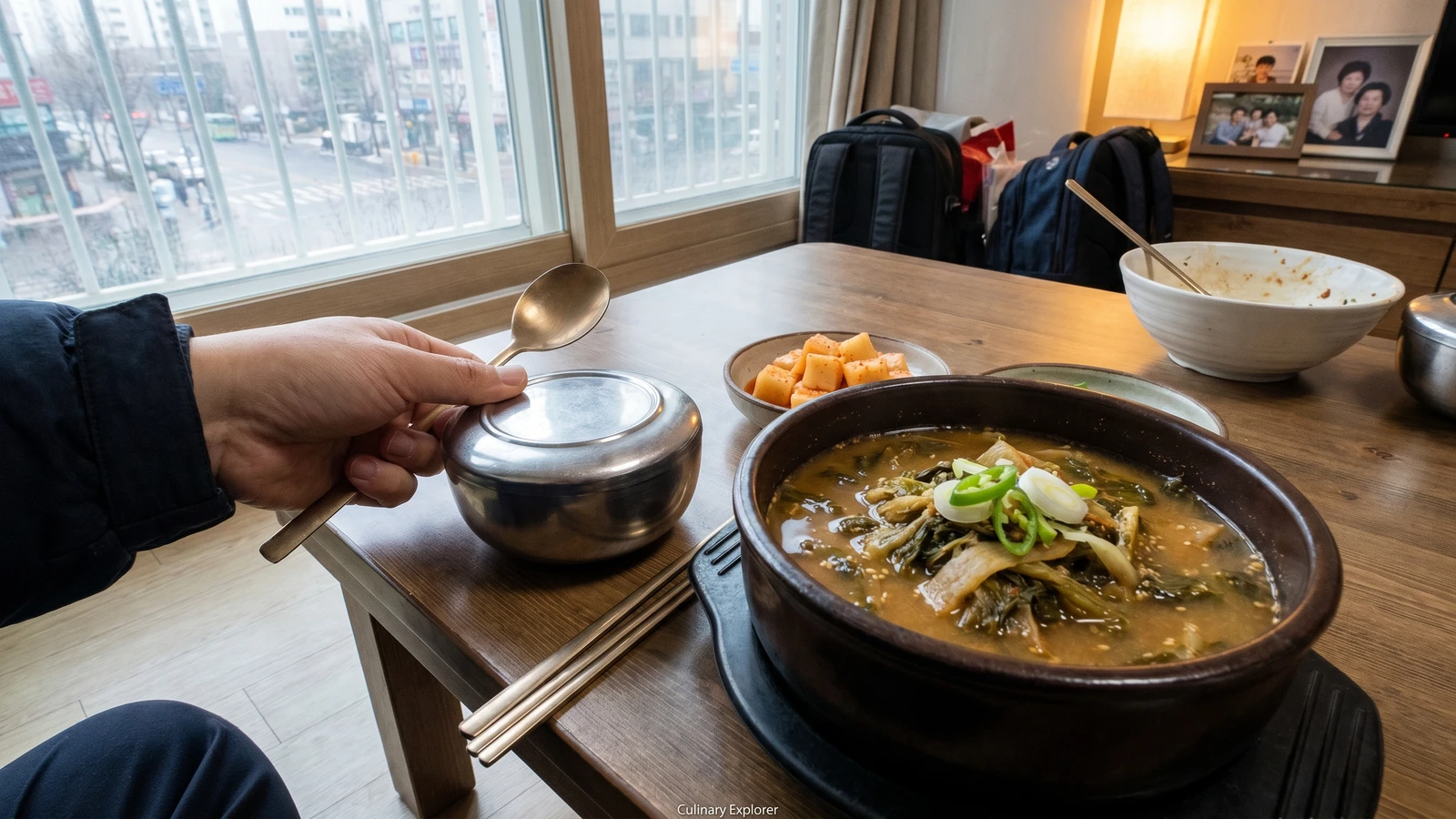 Siraegi-guk (Dried Radish Green Soup)