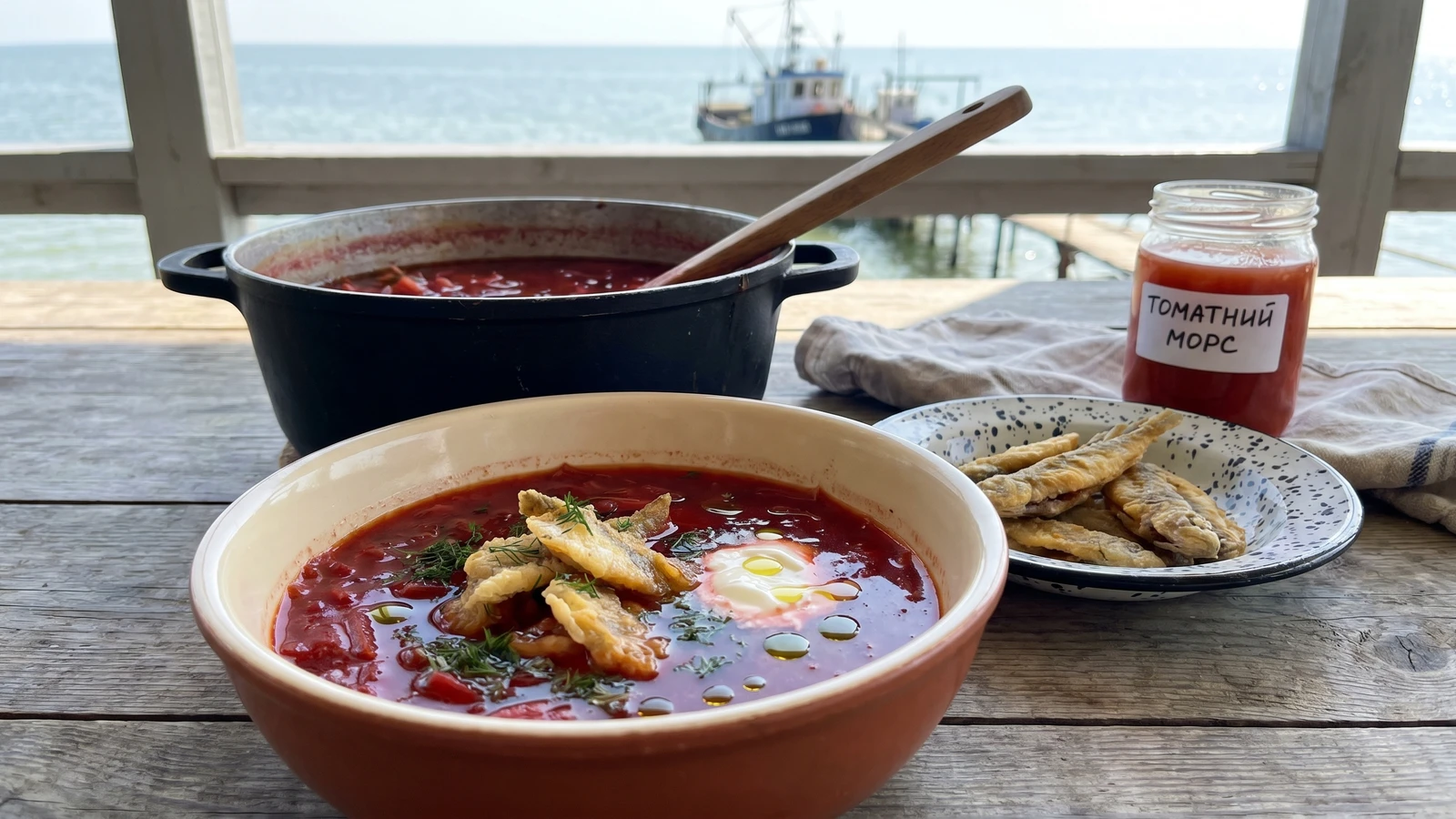 Mariupolskyi Borshch (маріупольський борщ, goby borshch)