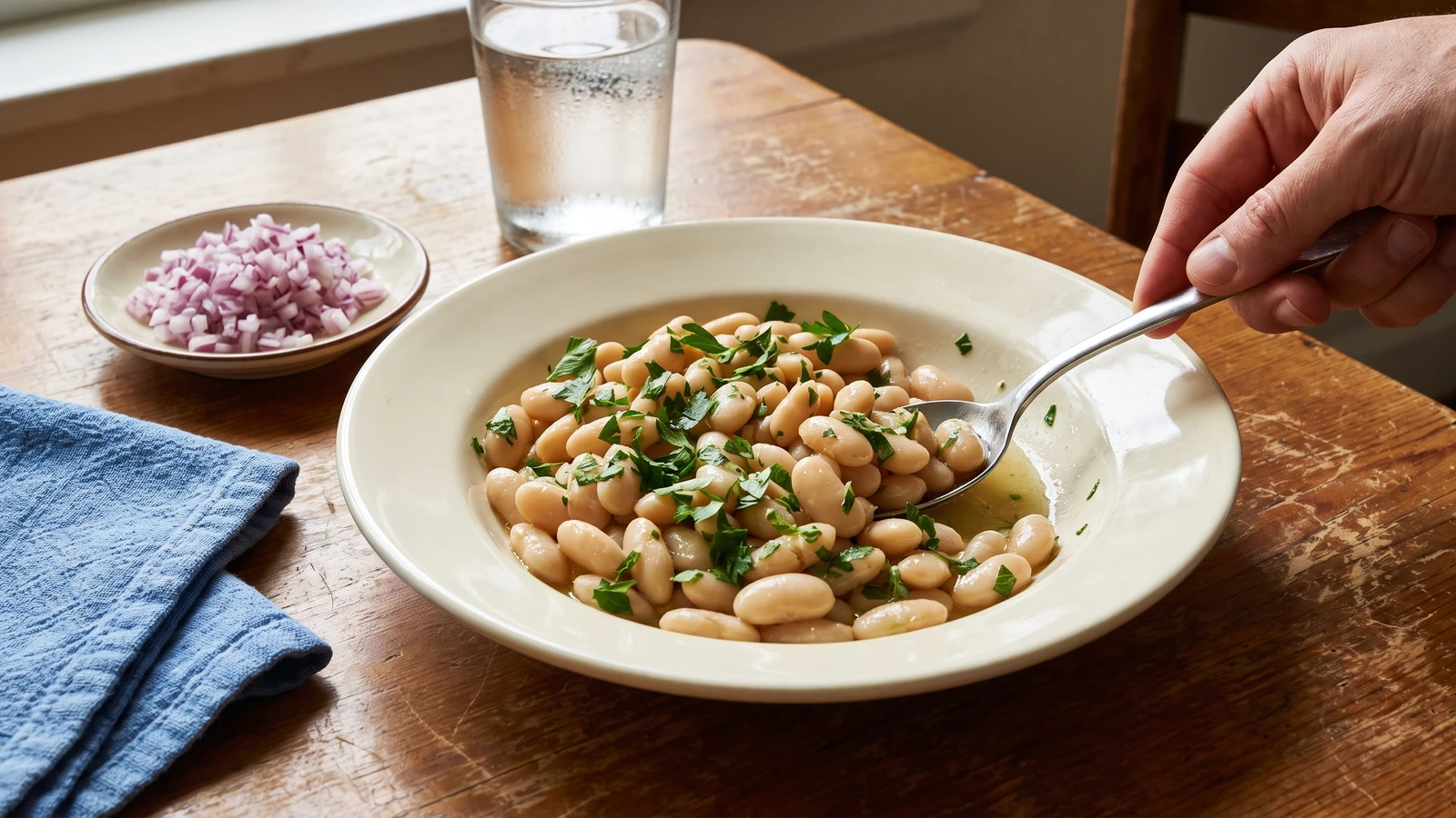 Haricot Beans and Lentil Salads, etc.