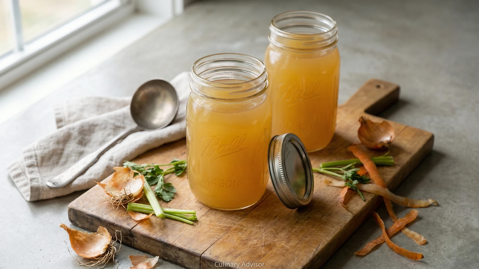Zero-Waste Vegetable Stock