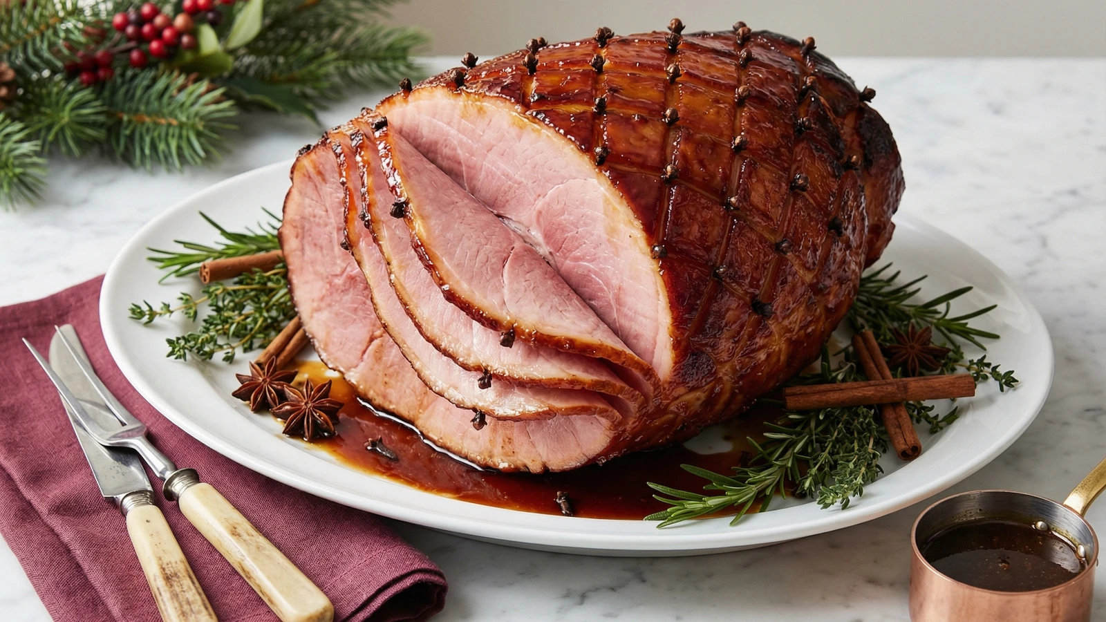 Honey-Glazed Spiral Ham