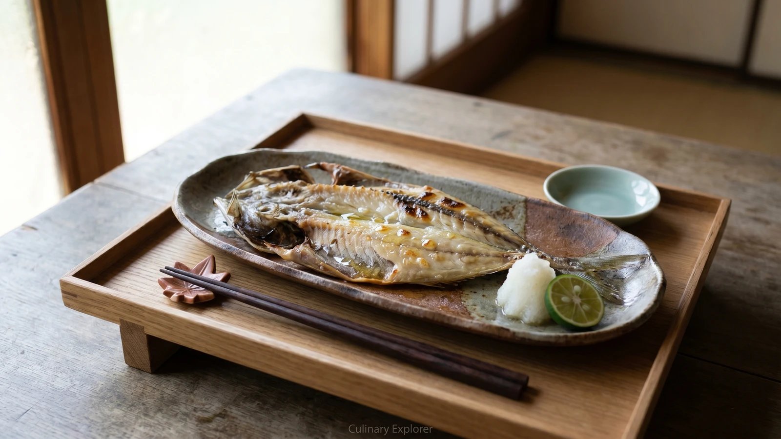 Split and Dried Horse Mackerel (鰺の開き, Aji no Hiraki)