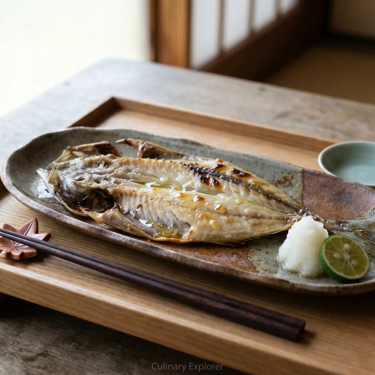 Split and Dried Horse Mackerel (鰺の開き, Aji no Hiraki)