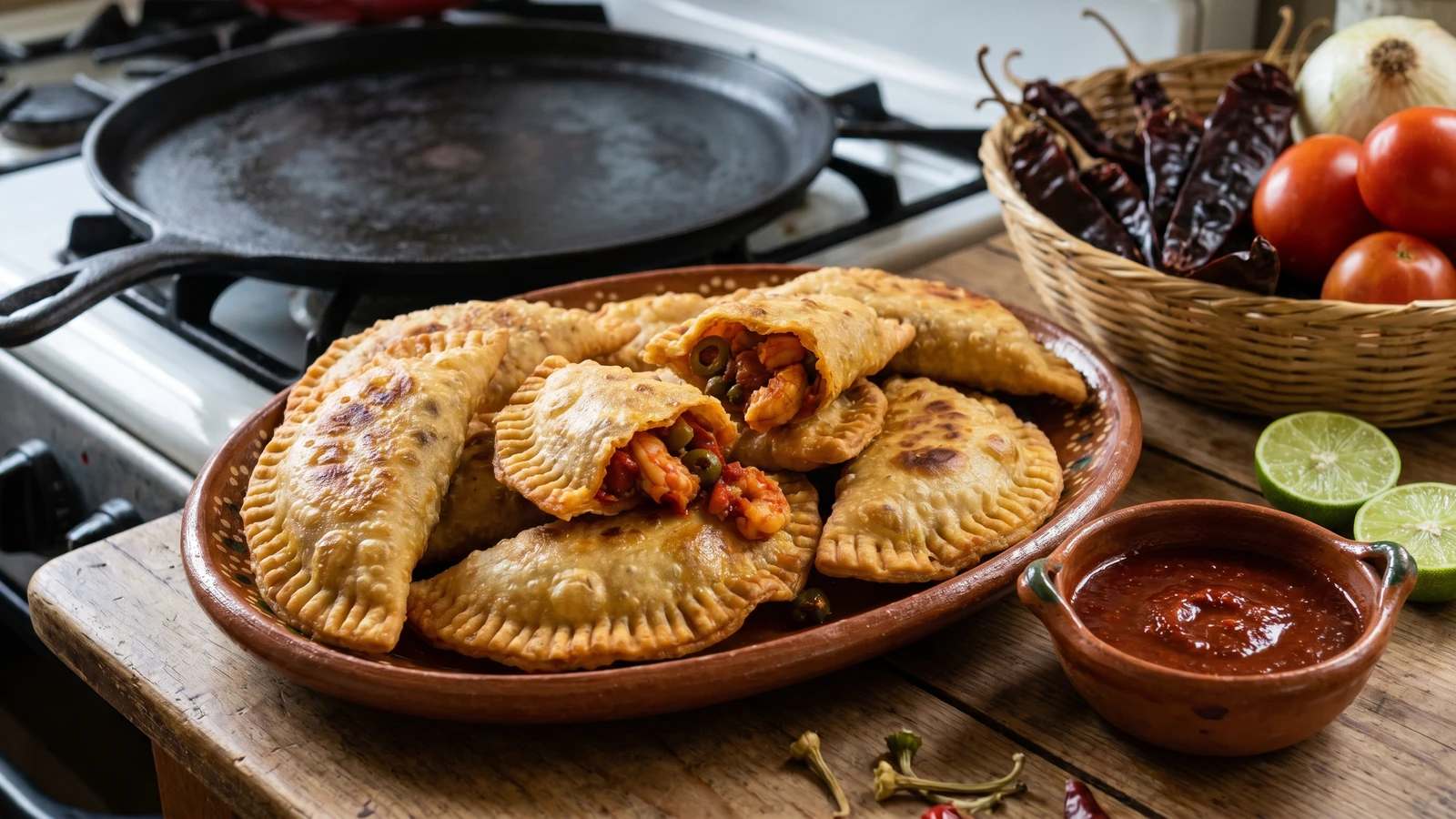 Shrimp Empanadas, Veracruz Style (Empanadas de Camarón)