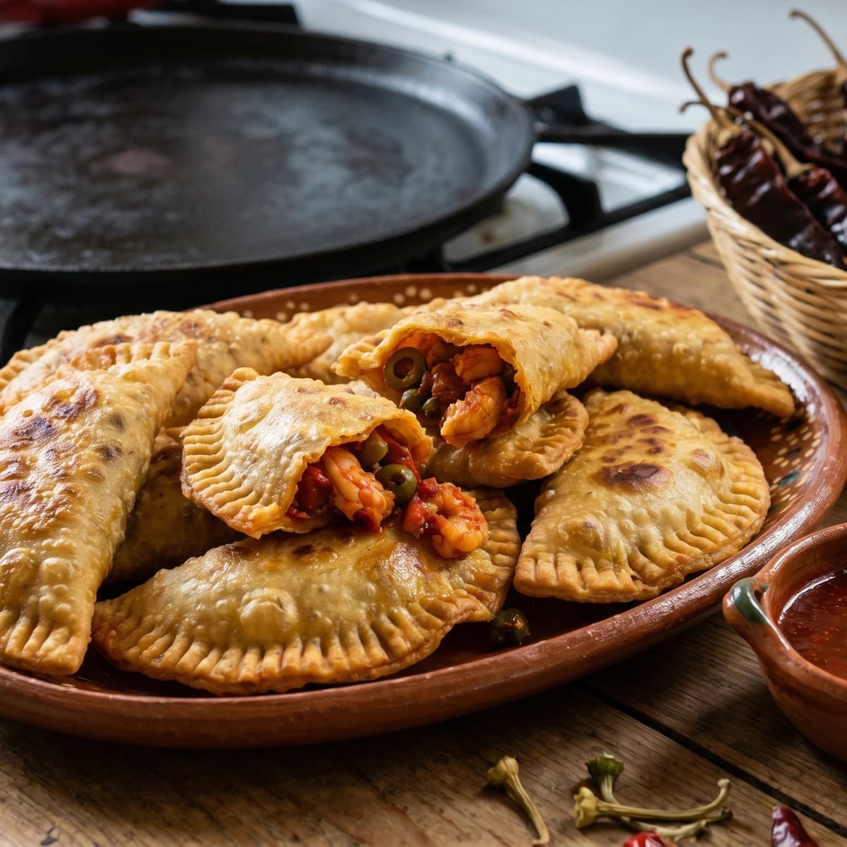 Shrimp Empanadas, Veracruz Style (Empanadas de Camarón)