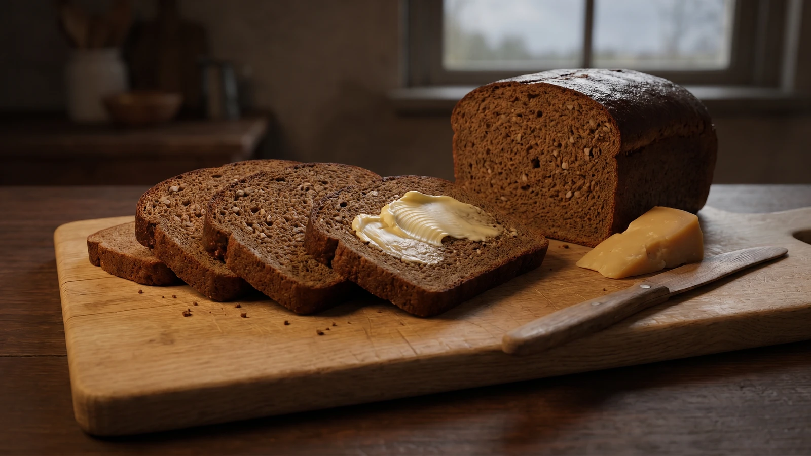 Roggebrood (Dutch Dark Rye Bread)