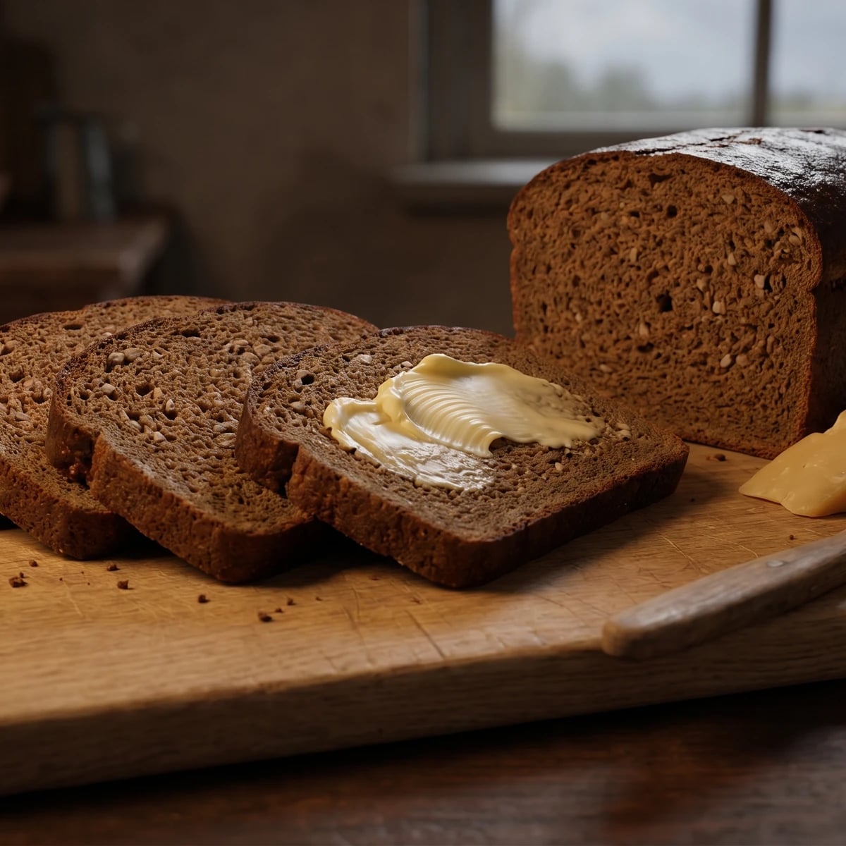 Roggebrood (Dutch Dark Rye Bread)
