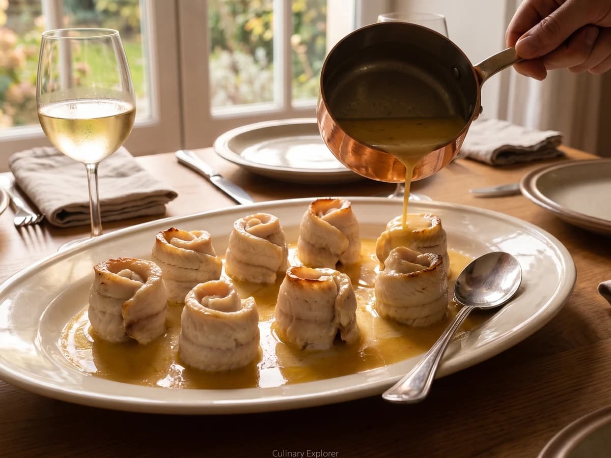 Paupiettes of Fillets of Sole, Salmon, etc. - Chef Juliette