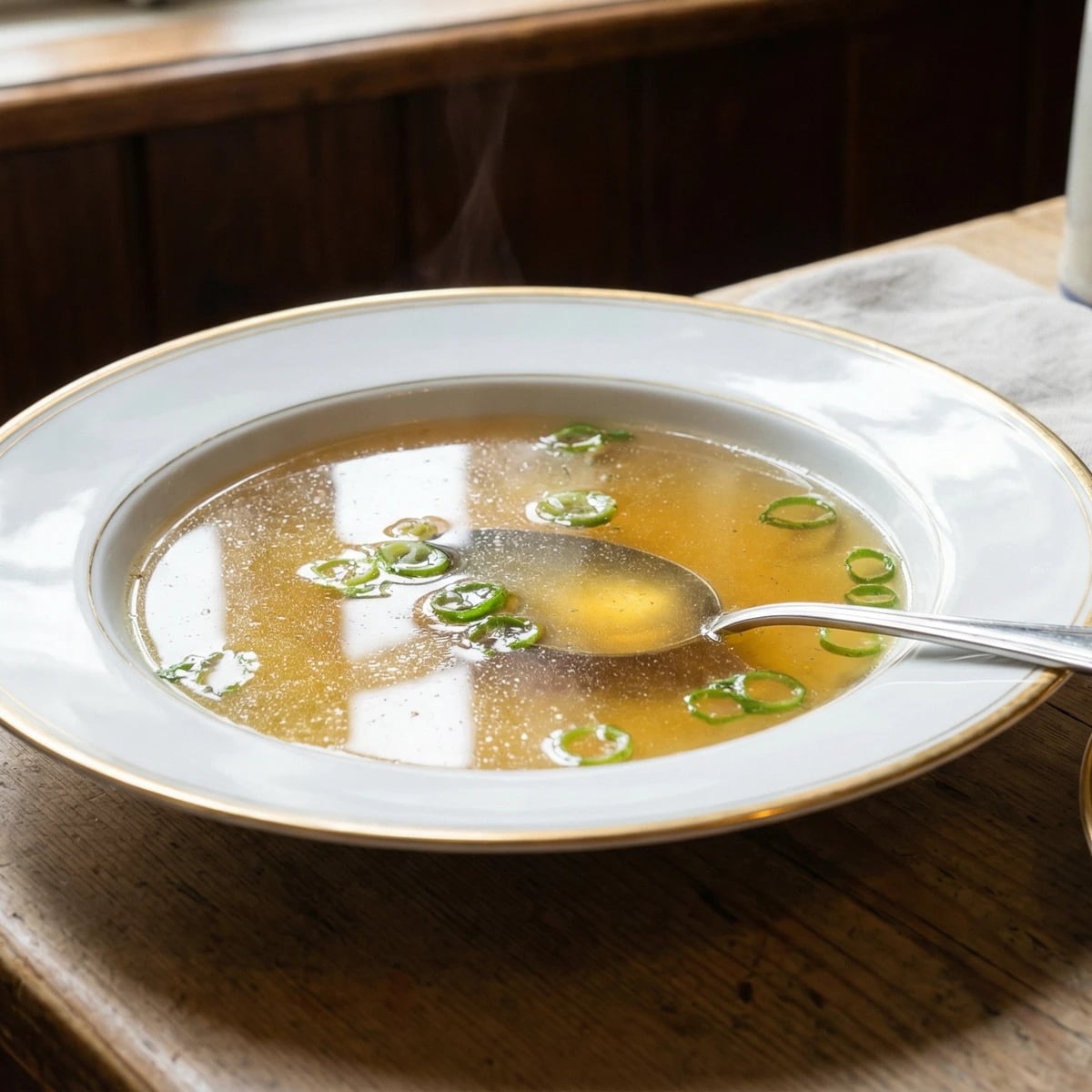 Klare Rindssuppe (Viennese Clear Beef Broth)