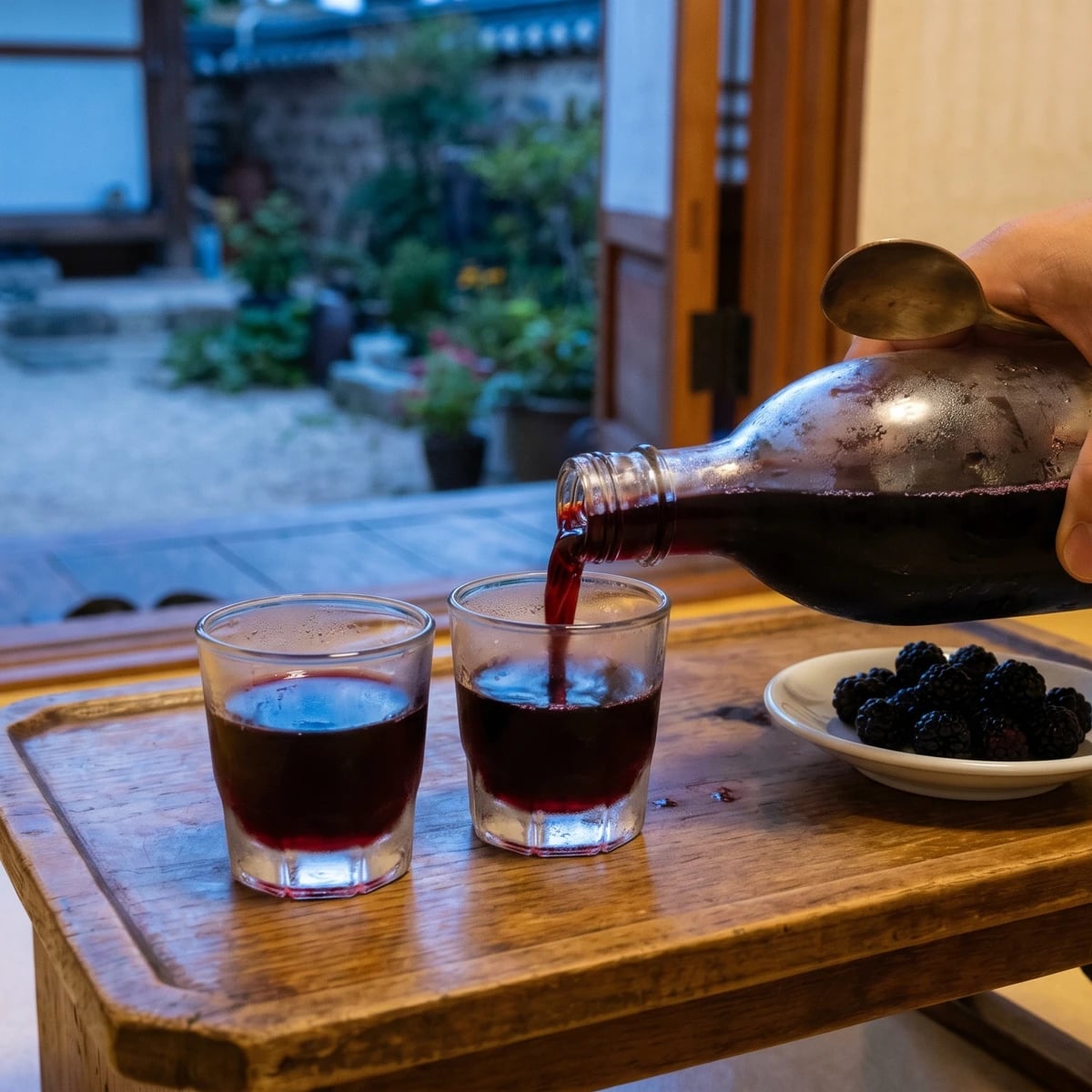 Bokbunja-ju (Black Raspberry Wine)