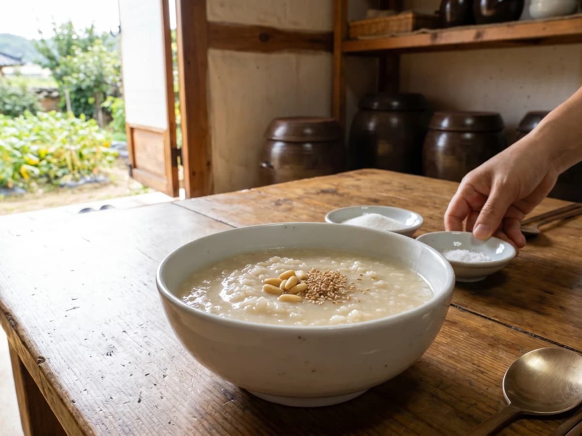 Kong-juk (Soybean Porridge)