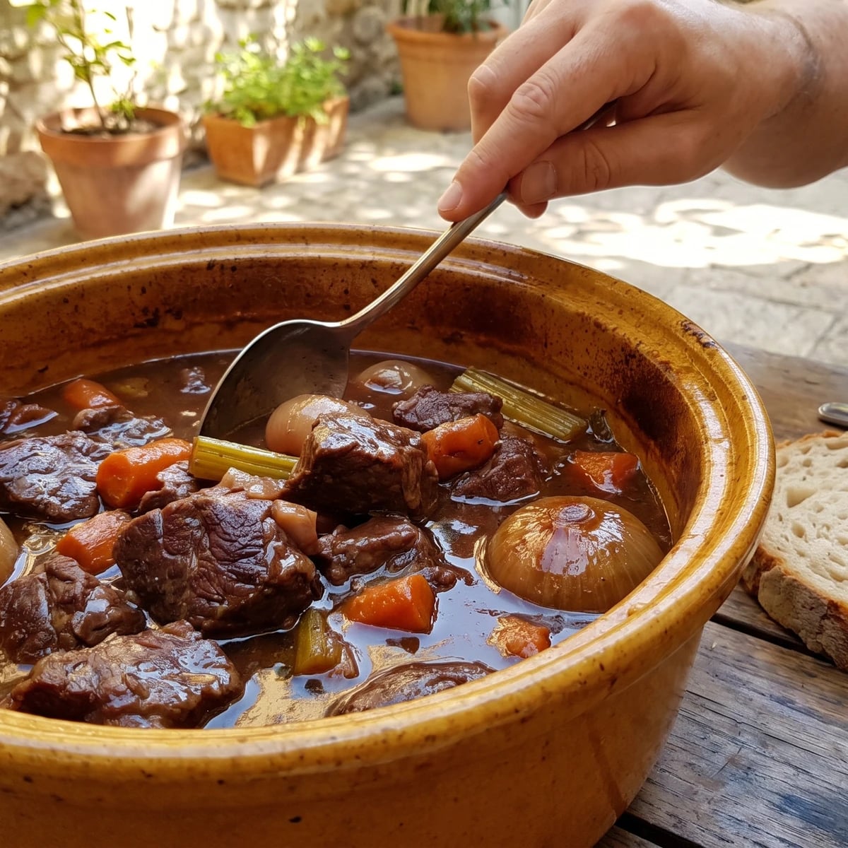 Daube Chaude à la Provençale