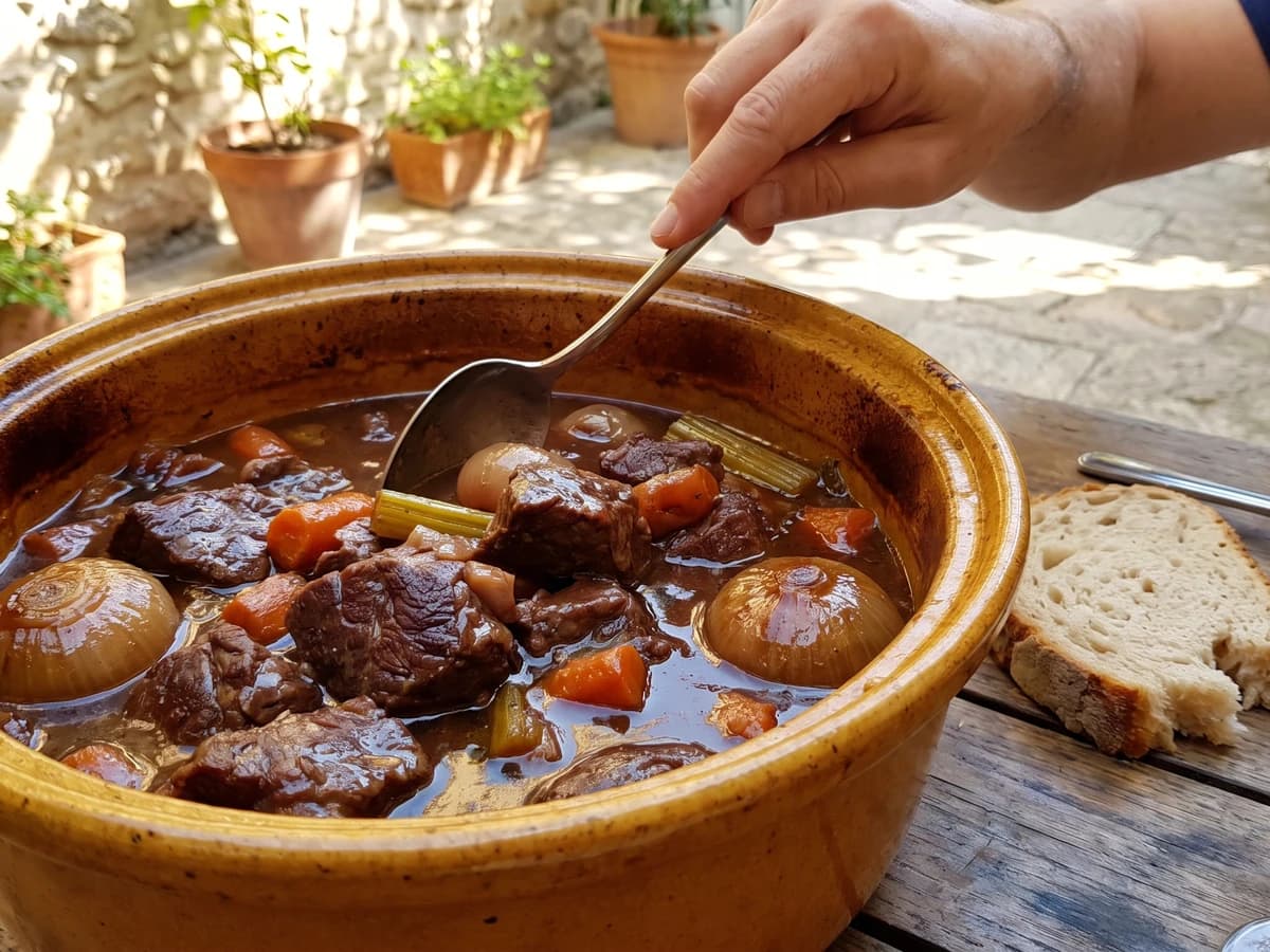 Daube Chaude à la Provençale - Chef Juliette