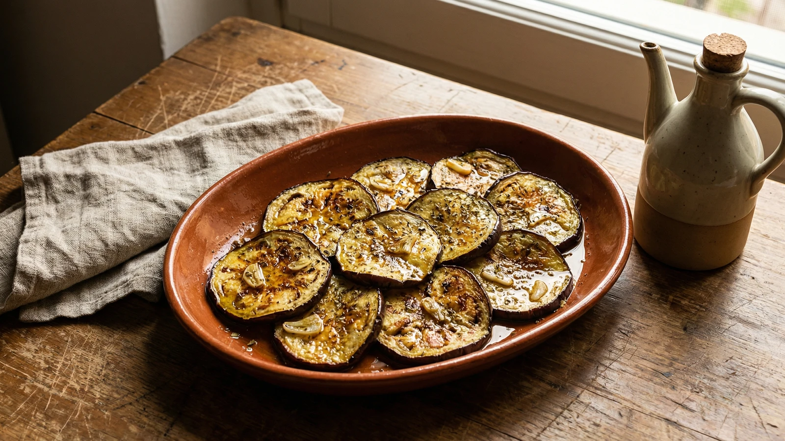 Melanzane al Forno con Origano