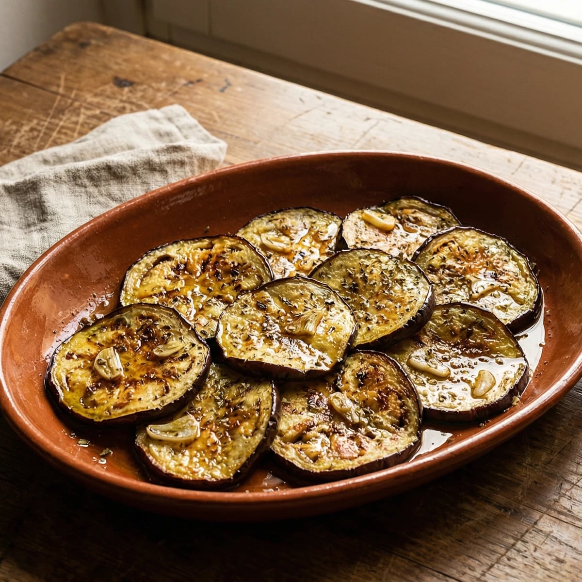 Melanzane al Forno con Origano