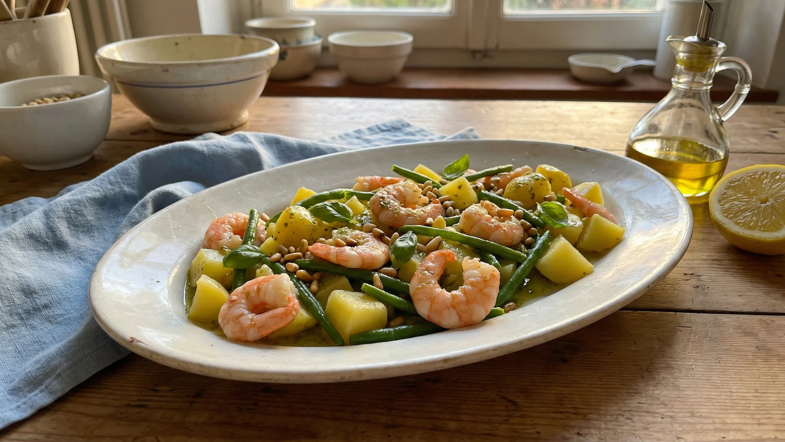 Insalata di Gamberi alla Ligure