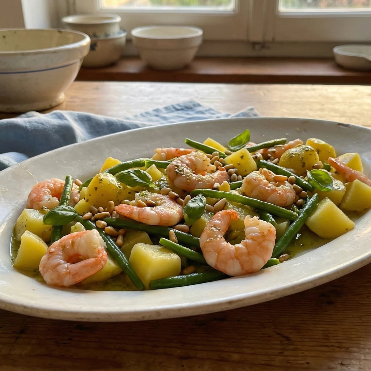 Insalata di Gamberi alla Ligure