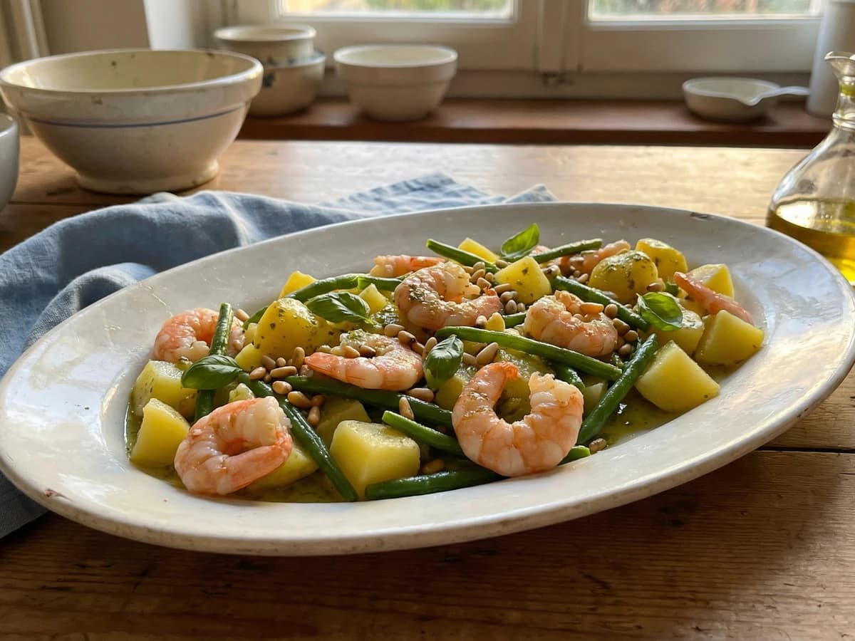 Insalata di Gamberi alla Ligure
