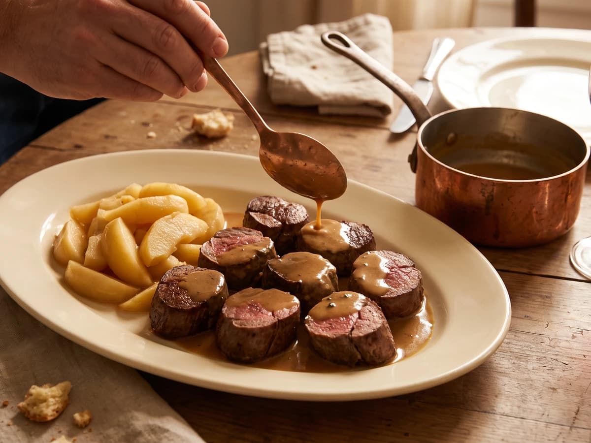 Noisettes de Chevreuil au Genièvre - Chef Juliette