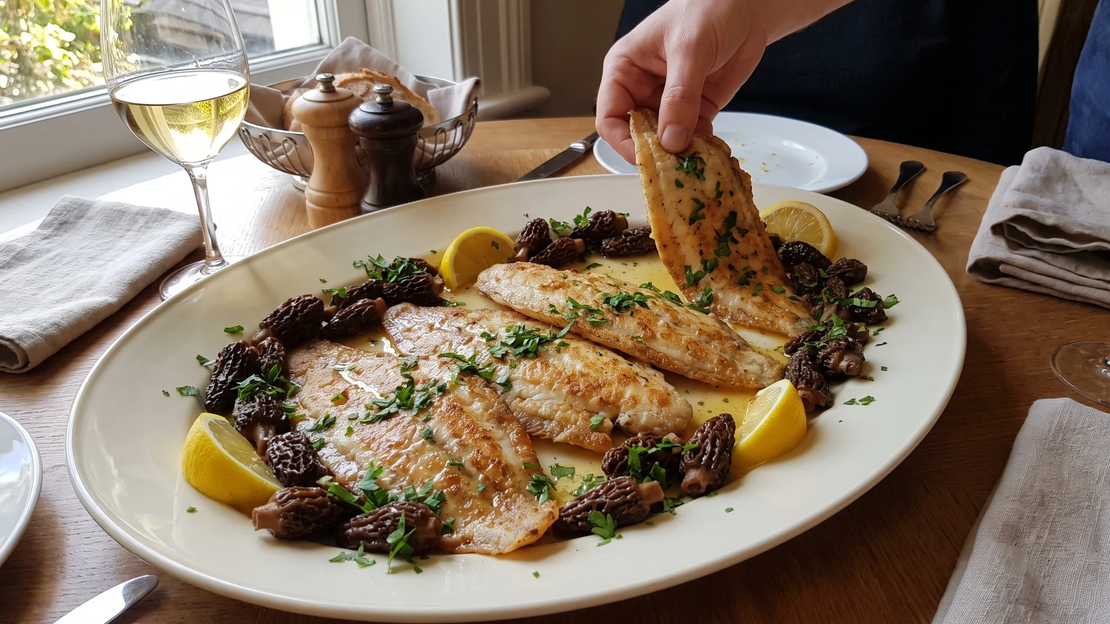 Sole Meunière aux Morilles