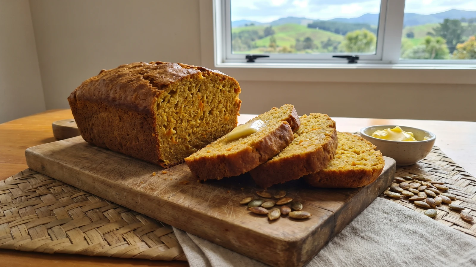 Kūmara Bread (Māori Sweet-Potato Loaf from Aotearoa)