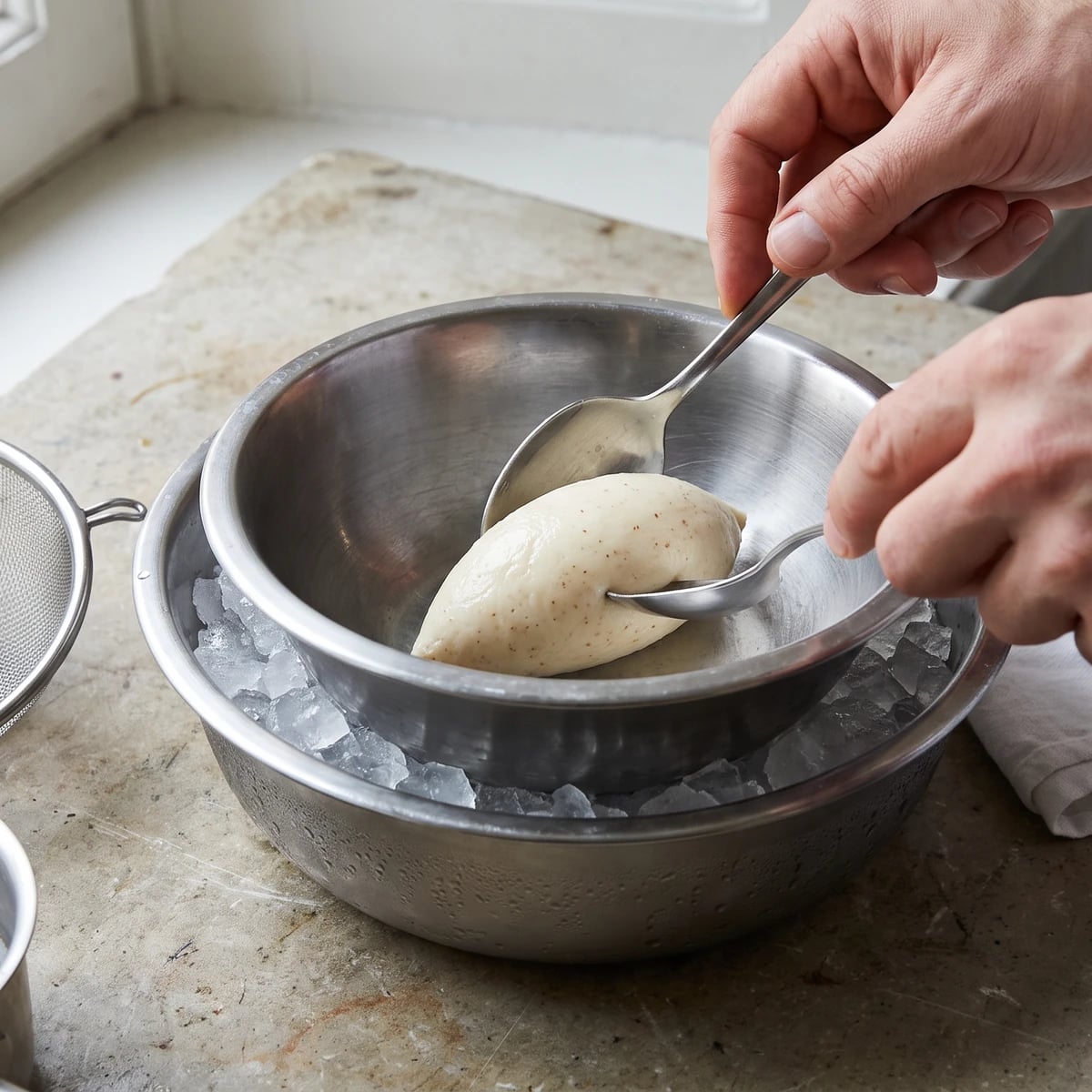 Pike Forcemeat for Quenelles à la Lyonnaise