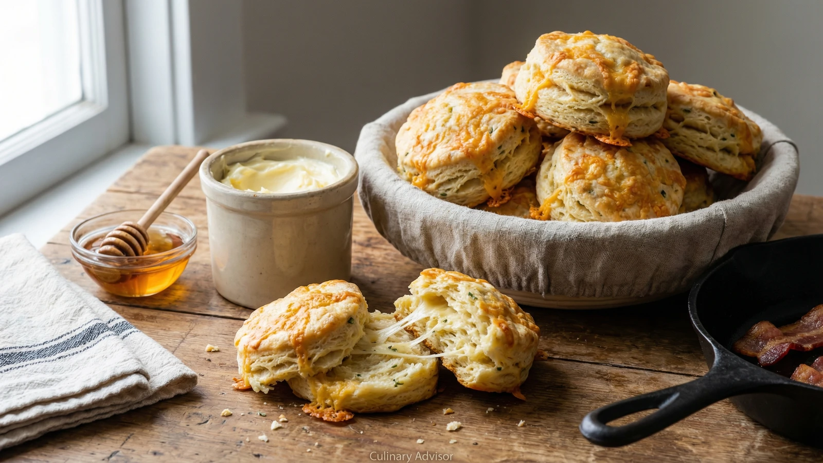 Cheddar Chive Biscuits