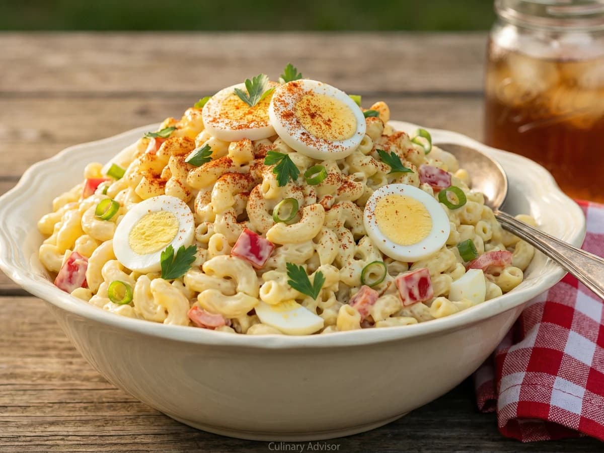 Old-Fashioned Southern Macaroni Salad - Chef Remy