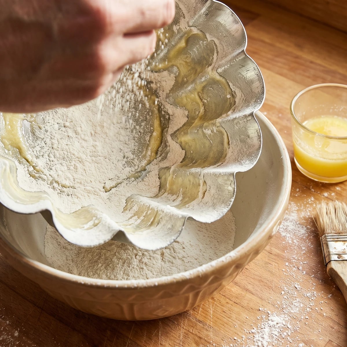 The Buttering and Glazing of Moulds