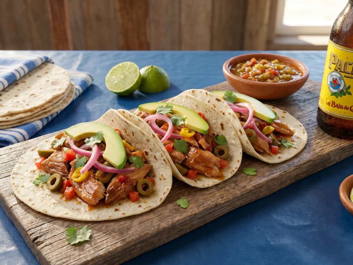 Tacos de Marlin Ahumado
