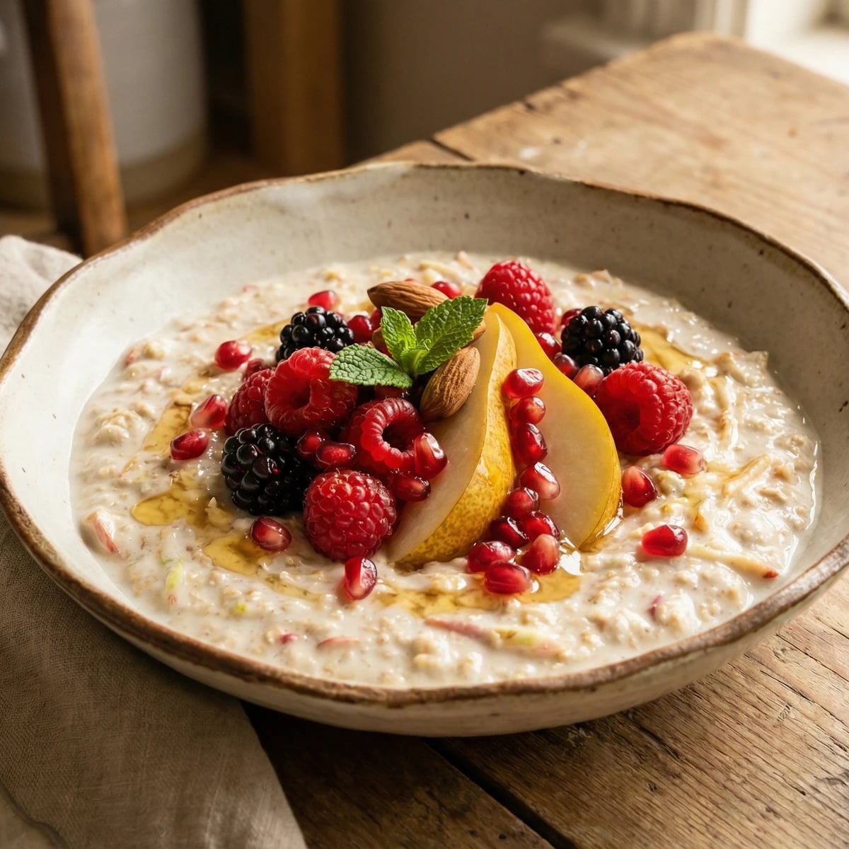 Bircher Muesli with Fresh Orchard Fruit