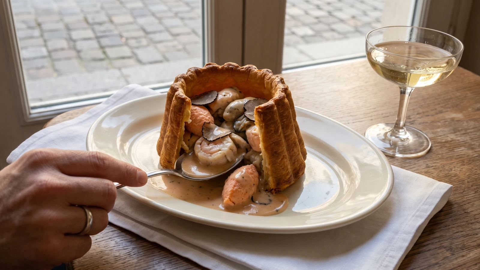 Timbale de Filets de Soles Marquise