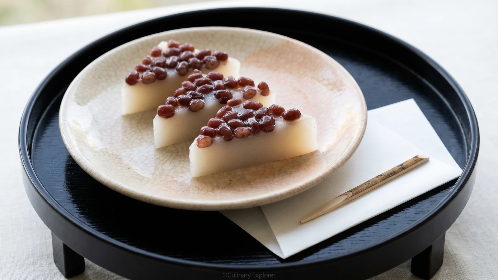 Minazuki (水無月, Kyoto June Sweet)