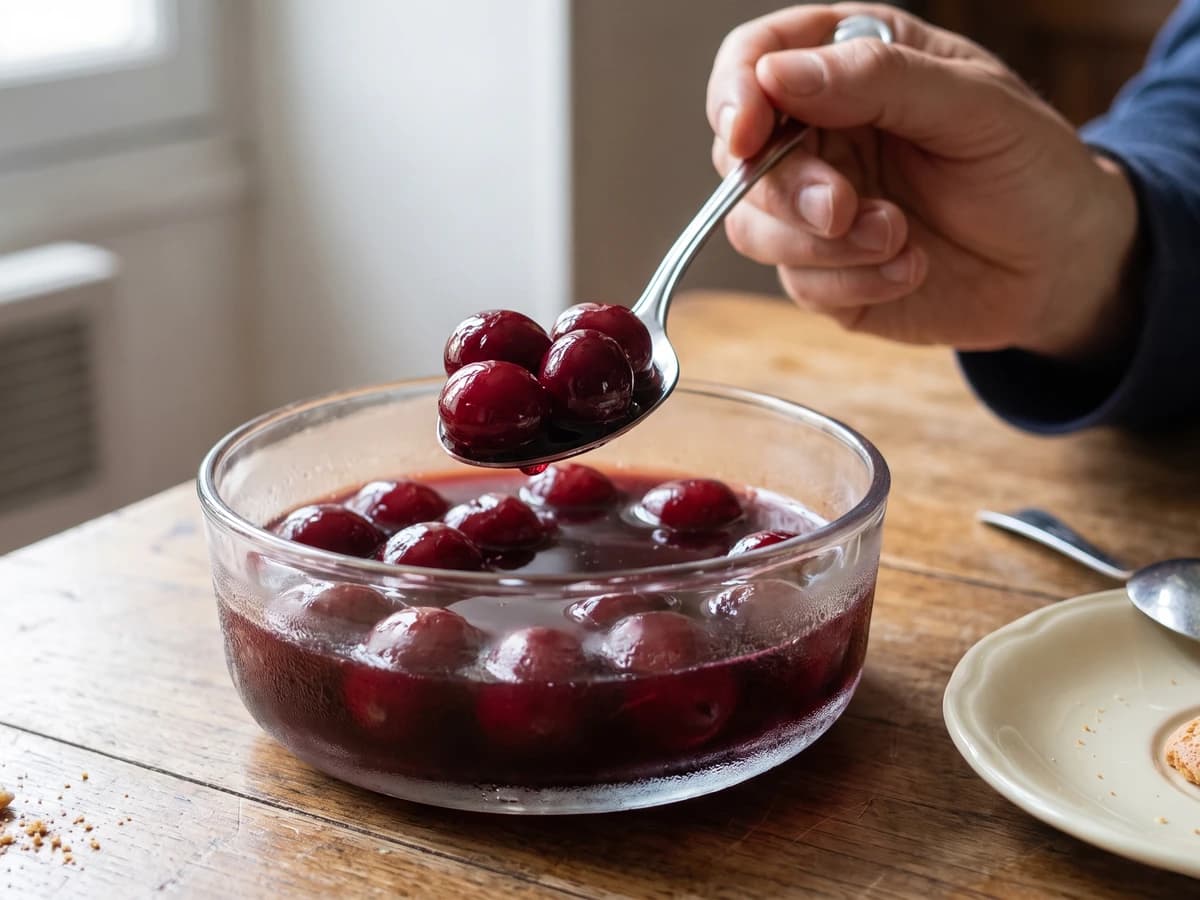 Cerises au Claret - Chef Juliette