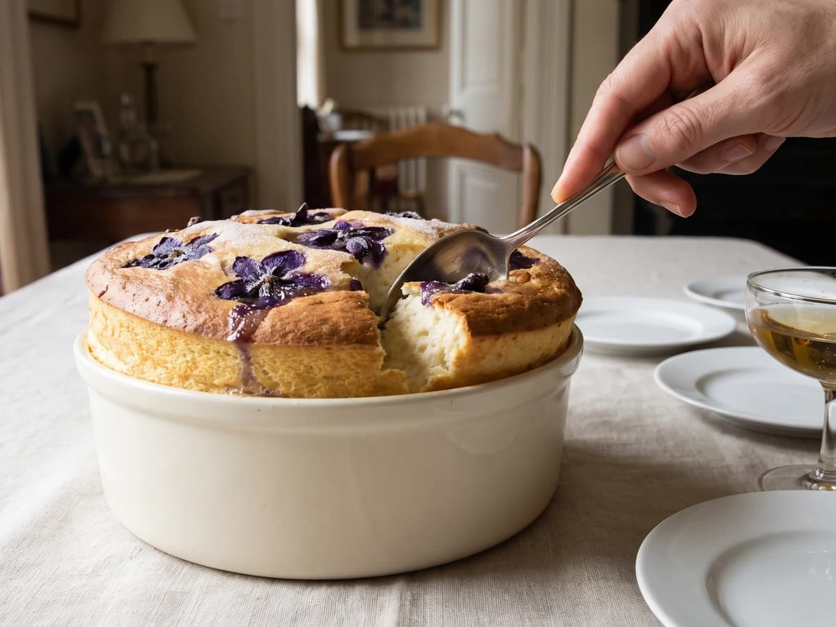 Violet Soufflé - Chef Juliette
