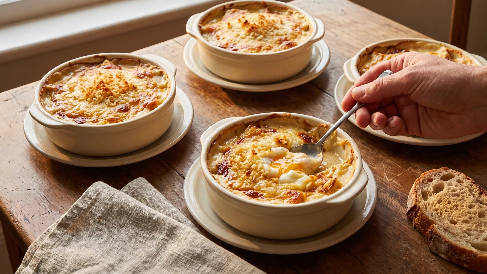 Eggs au Gratin