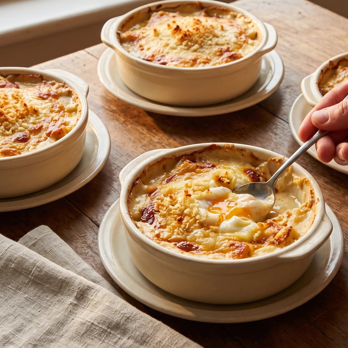 Eggs au Gratin