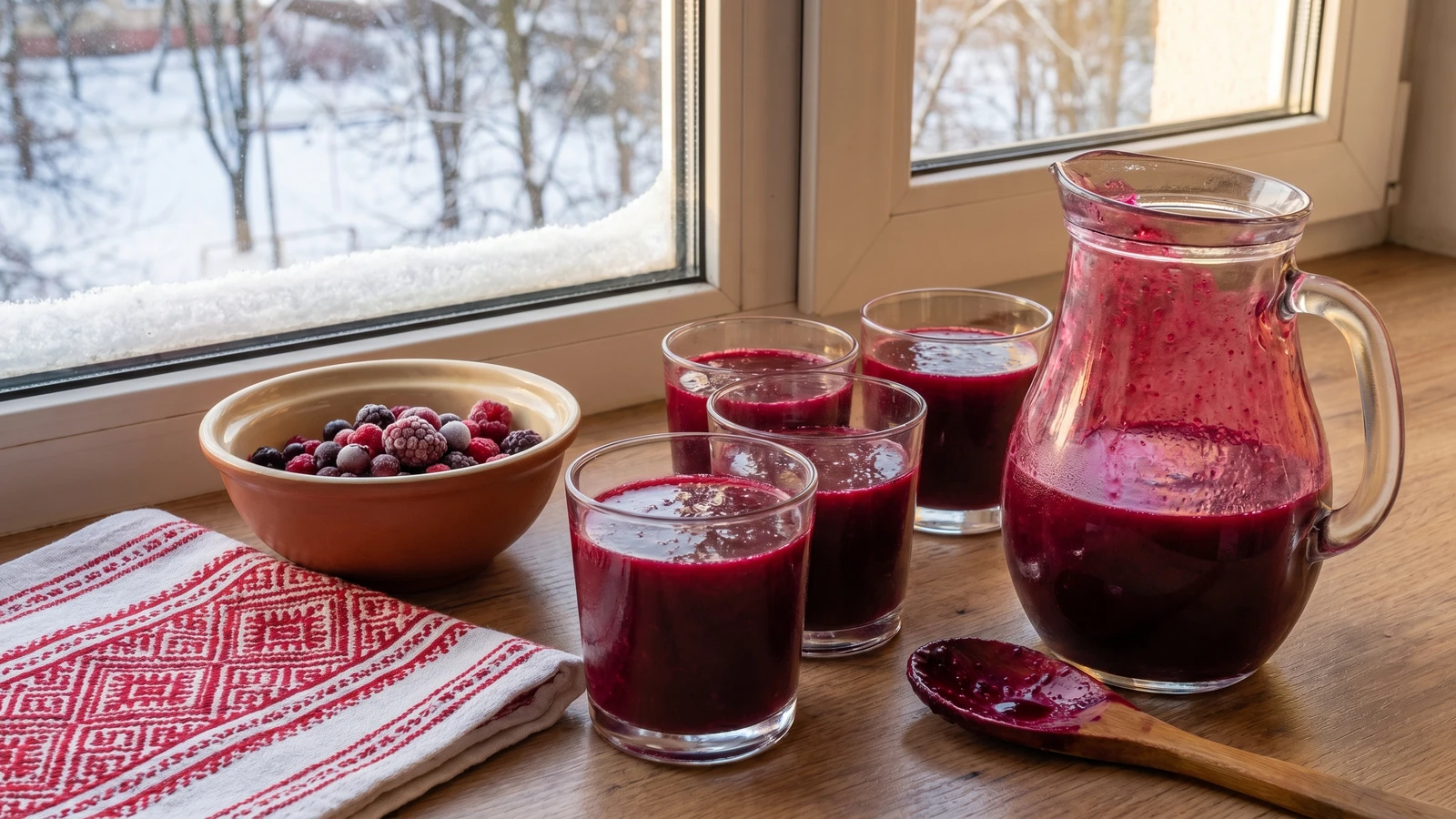 Yagidnyi Kysil (ягідний кисіль, berry kysil)