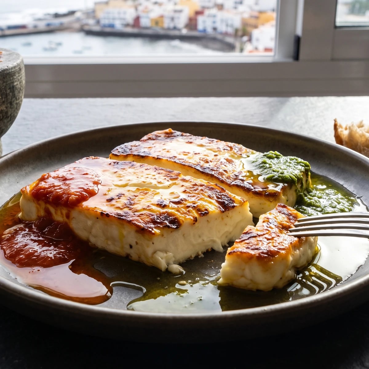 Queso Asado con Mojo Canario