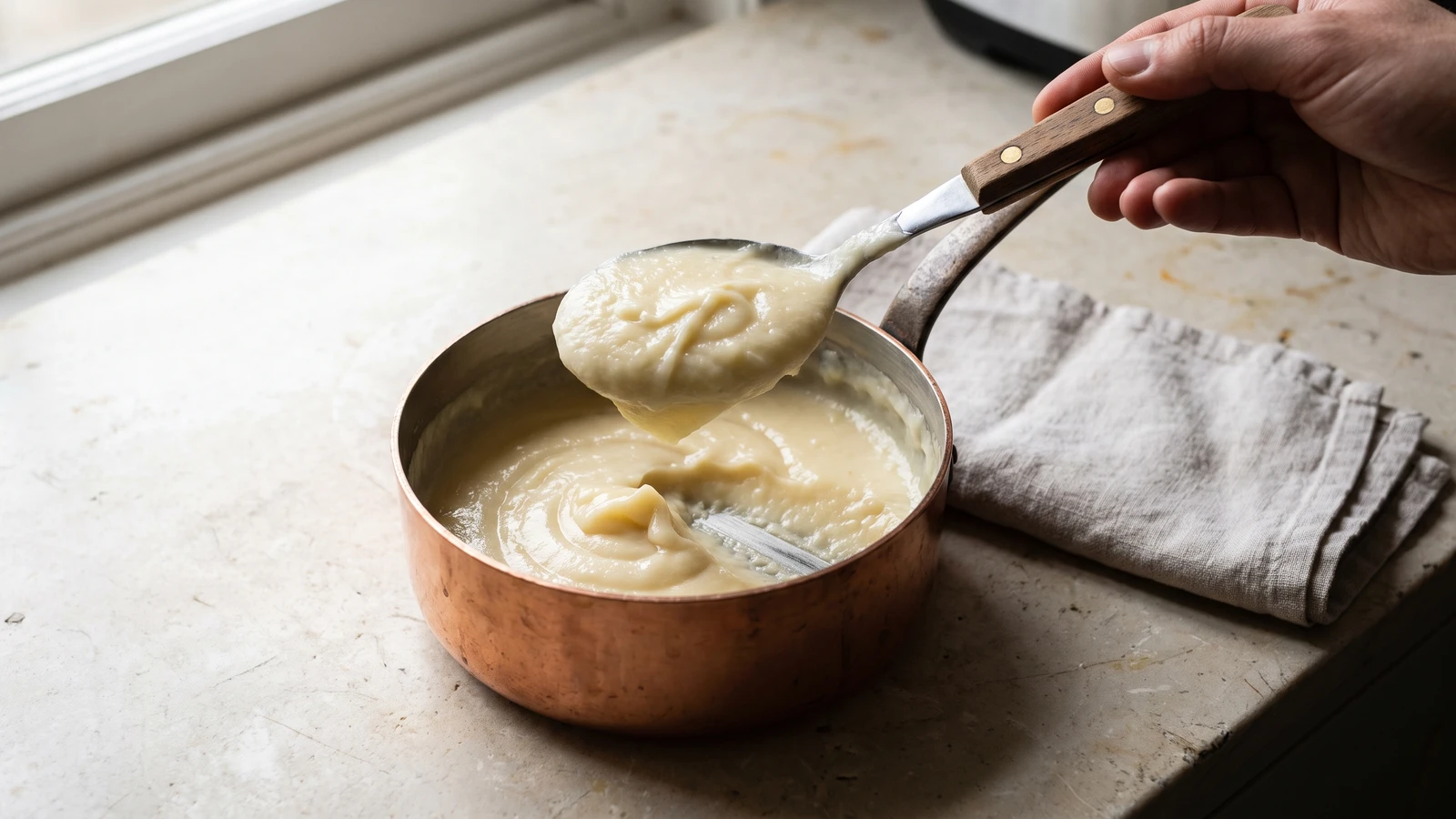 Soubise Sauce with Rice