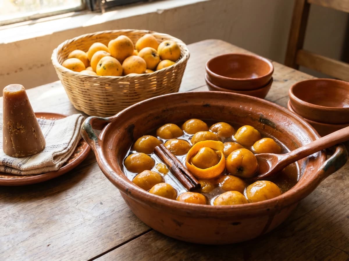 Tejocotes en Almíbar Poblanos - Chef Lupita