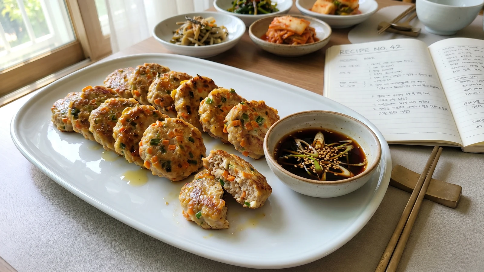Donggeurangttaeng (Korean Pan-Fried Meat Patties)