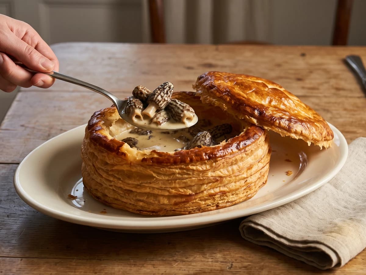 Tourte de Morilles - Chef Juliette