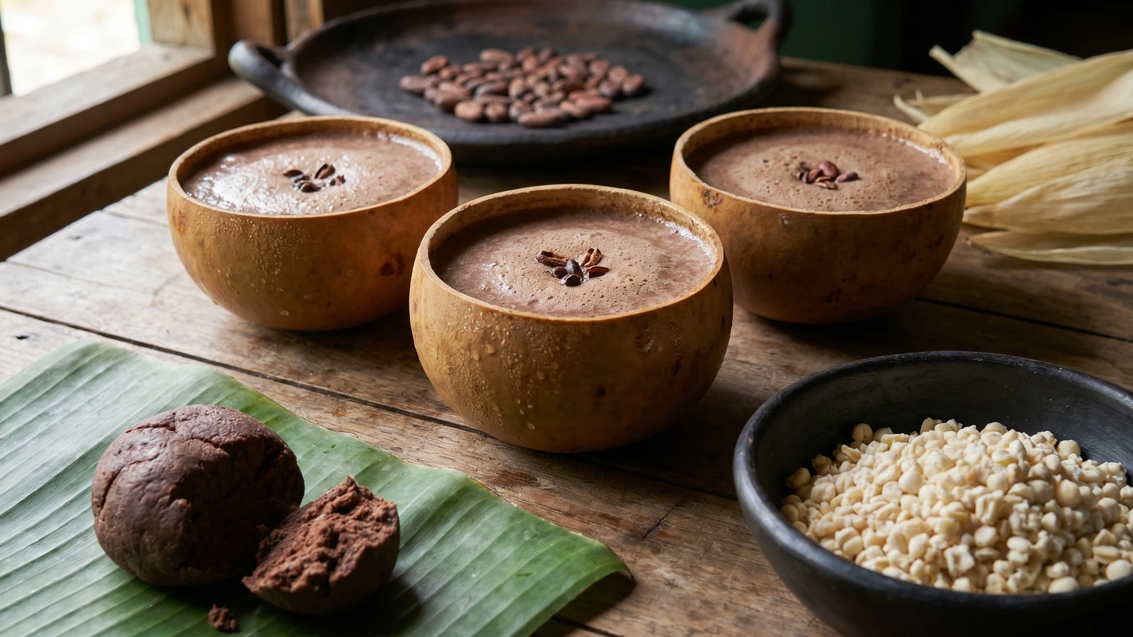 Pozol de Cacao en Jícara