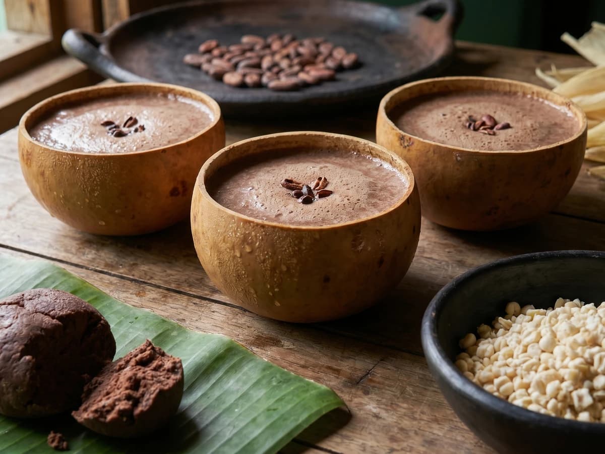 Pozol de Cacao en Jícara