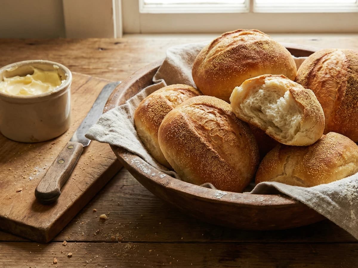 New Orleans French Bread Rolls - Chef Remy
