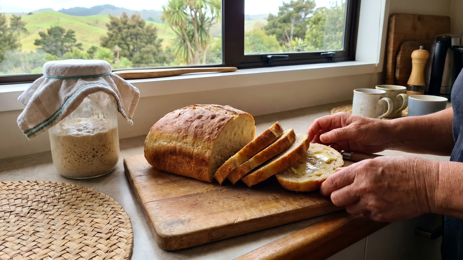 Rēwena Parāoa (Māori Potato Sourdough Bread)