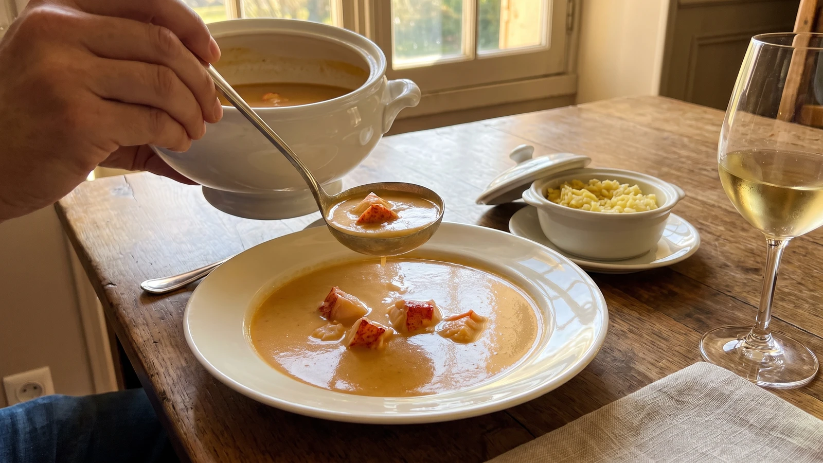 Velouté de Homard à l’Indienne
